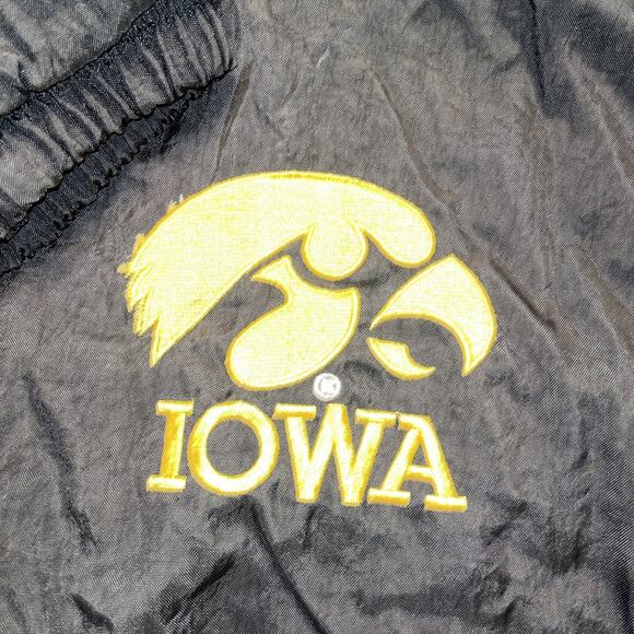 VTG NCAA IOWA HAWKEYES UNIVERSITY STARTER PUFFER JACKET FULL ZIP SIZE L - Picture 2 of 5